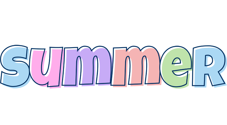 Summer pastel logo