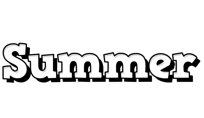 Summer snowing logo