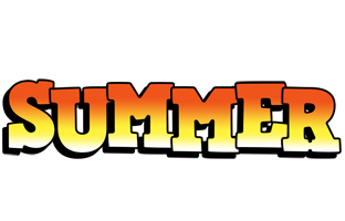 Summer sunset logo
