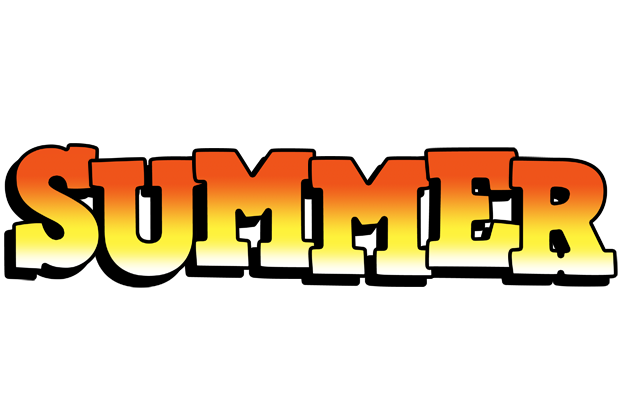 Summer sunset logo