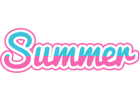 Summer woman logo