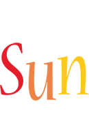 Sun birthday logo