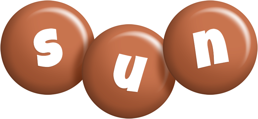 Sun candy-brown logo