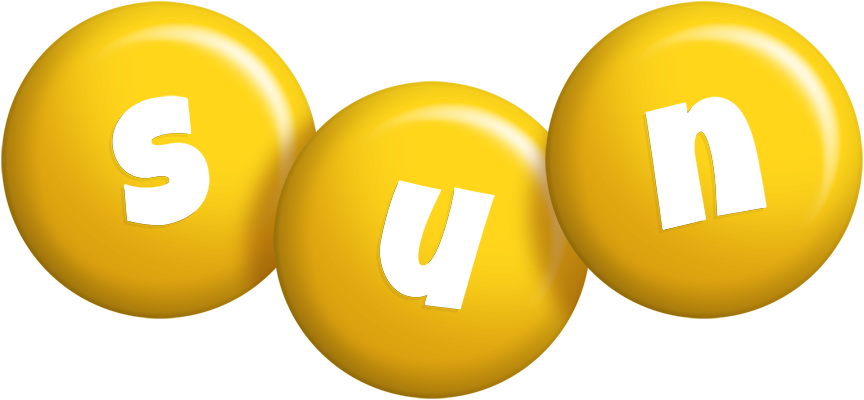 Sun candy-yellow logo
