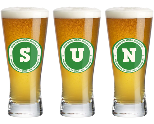 Sun lager logo