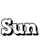 Sun snowing logo