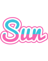 Sun woman logo