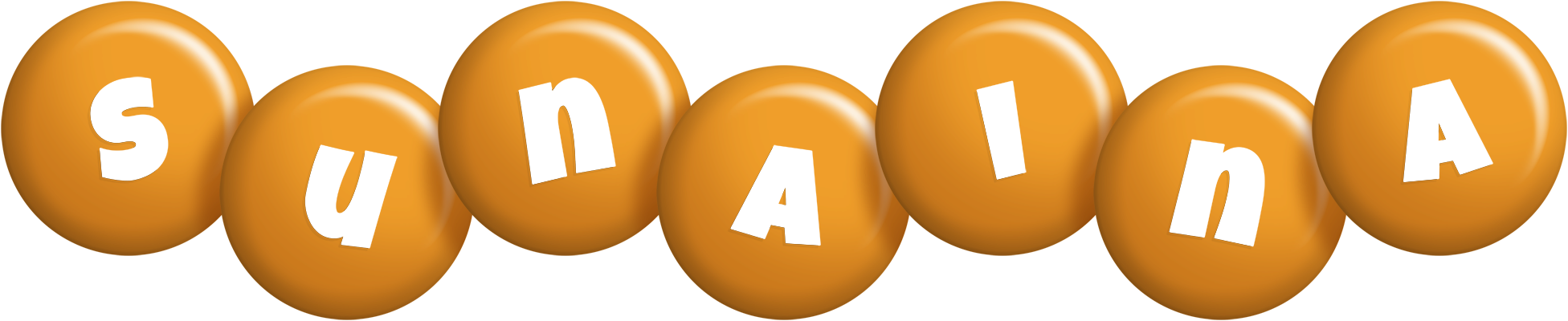 Sunaina candy-orange logo