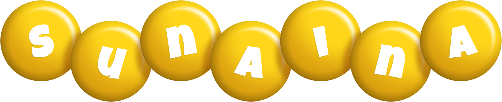 Sunaina candy-yellow logo