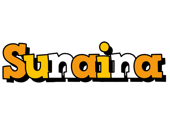 Sunaina cartoon logo