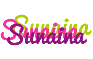 Sunaina flowers logo