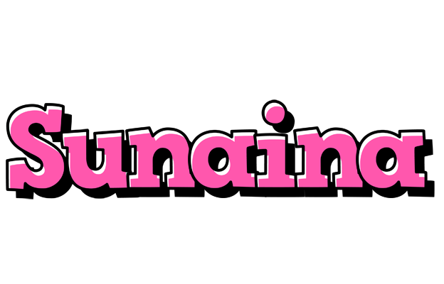 Sunaina girlish logo