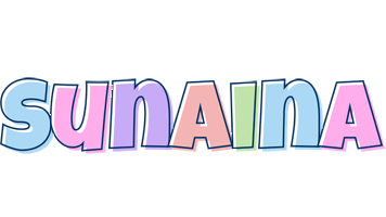 Sunaina pastel logo