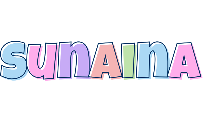 Sunaina pastel logo