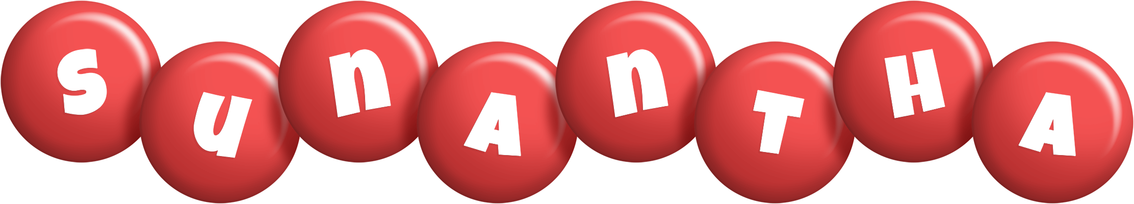Sunantha candy-red logo