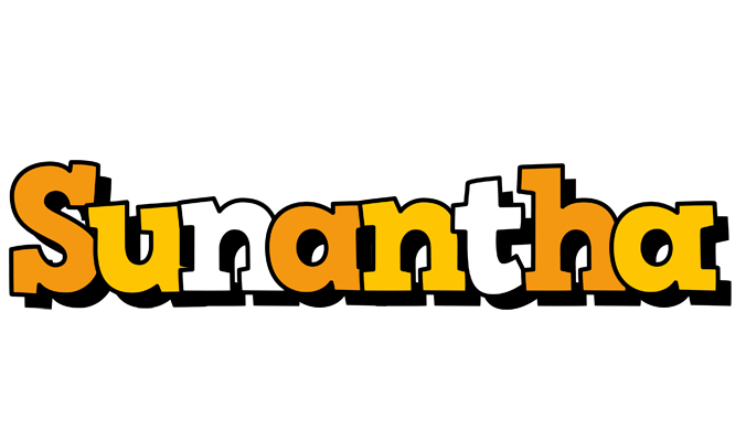 Sunantha cartoon logo