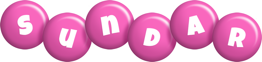 Sundar candy-pink logo