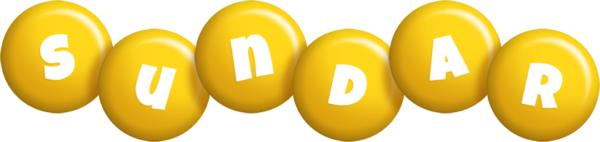 Sundar candy-yellow logo