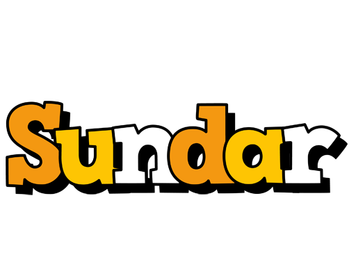 Sundar cartoon logo
