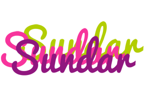 Sundar flowers logo