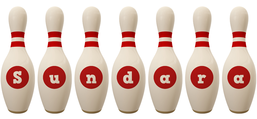 Sundara bowling-pin logo