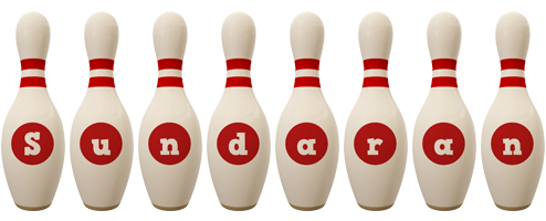 Sundaran bowling-pin logo