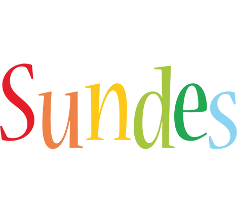 Sundes birthday logo