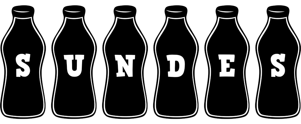 Sundes bottle logo