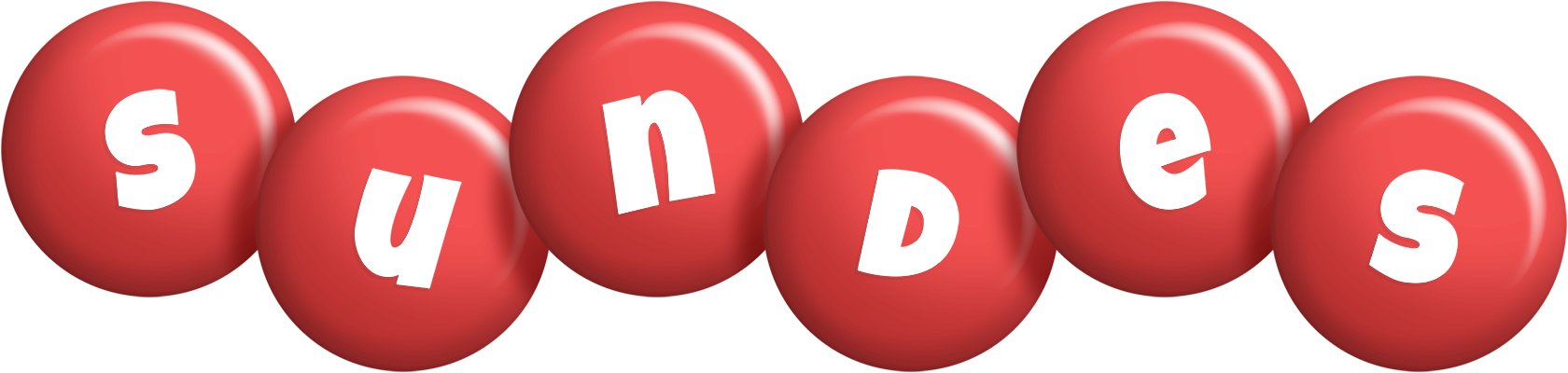 Sundes candy-red logo