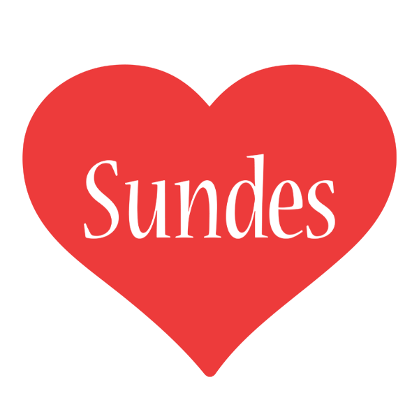 Sundes love logo