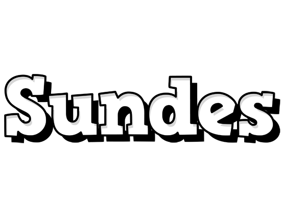 Sundes snowing logo