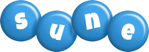 Sune candy-blue logo