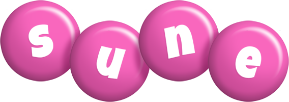 Sune candy-pink logo