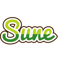 Sune golfing logo