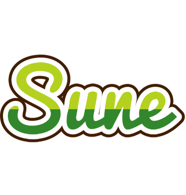 Sune golfing logo