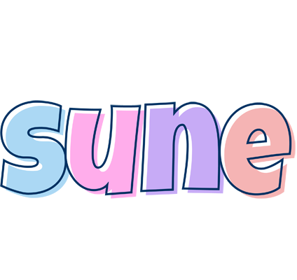 Sune pastel logo