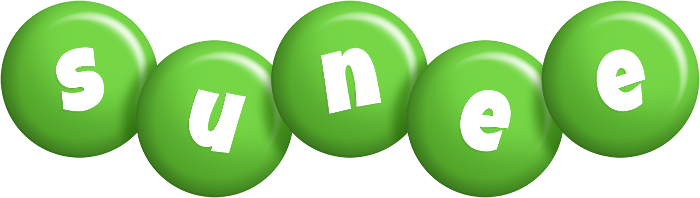 Sunee candy-green logo