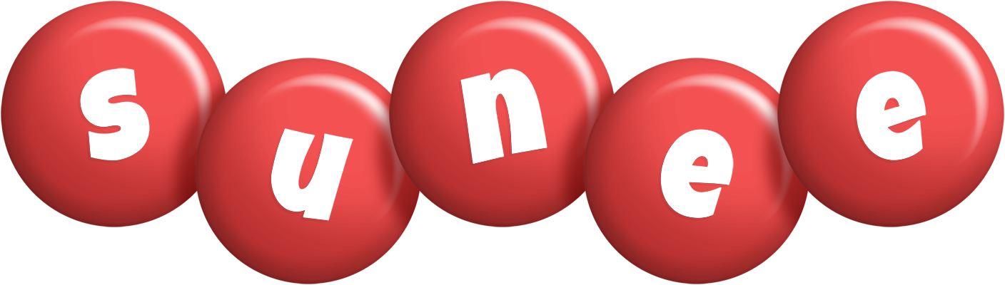 Sunee candy-red logo