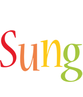 Sung birthday logo