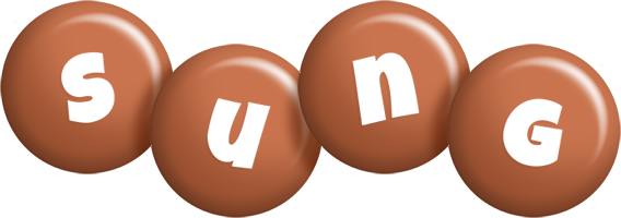 Sung candy-brown logo