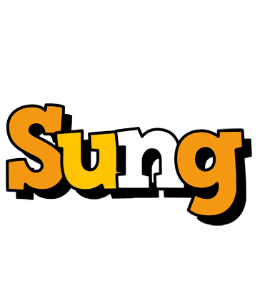 Sung cartoon logo