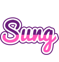 Sung cheerful logo