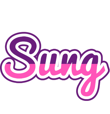 Sung cheerful logo