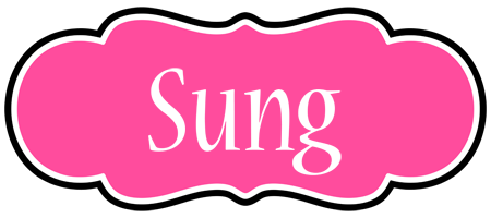 Sung invitation logo