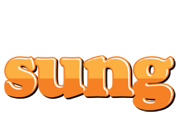 Sung orange logo