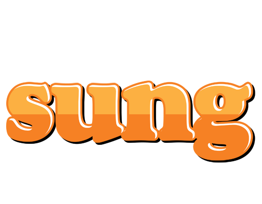 Sung orange logo