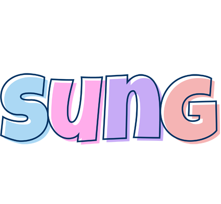 Sung pastel logo