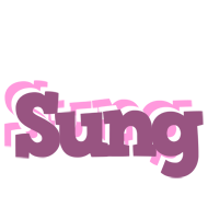 Sung relaxing logo