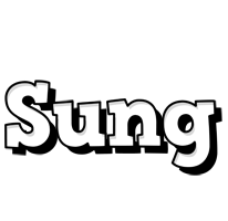 Sung snowing logo