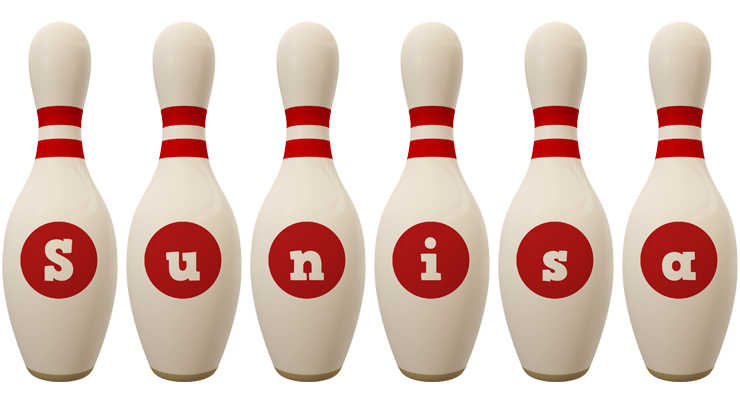 Sunisa bowling-pin logo